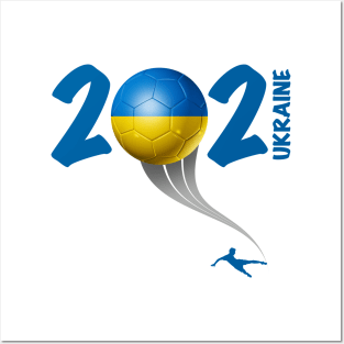 Ukraine Euro Soccer 2021 Posters and Art